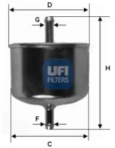 UFI 31.528.00 Топливный фильтр