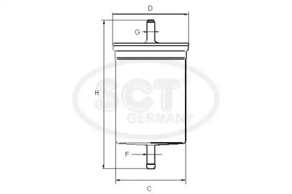 SCT Germany ST 352 Топливный фильтр