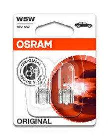OSRAM 2825-02B Лампа накаливания, фонарь освещения номерного знака