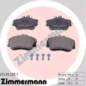 Комплект тормозных колодок ZIMMERMANN 21439.200.1