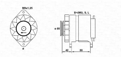 MAGNETI MARELLI 943346040010 Генератор